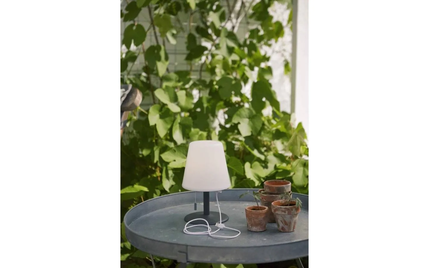 Utomhusdekorationer|Uppladdningsbara Lampor Utomhus<Star Trading Kreta Uppladdningsbar Bordslampa Varmvit 26cm IP44