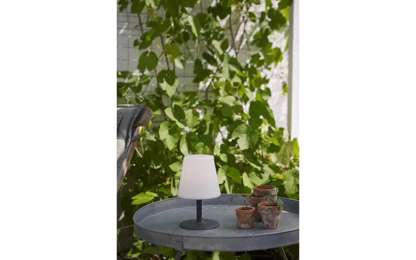 Utomhusdekorationer|Uppladdningsbara Lampor Utomhus<Star Trading Kreta Uppladdningsbar Bordslampa Varmvit 26cm IP44