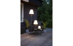 Utomhusdekorationer|Uppladdningsbara Lampor Utomhus<Star Trading Kreta Uppladdningsbar Bordslampa Varmvit 26cm IP44