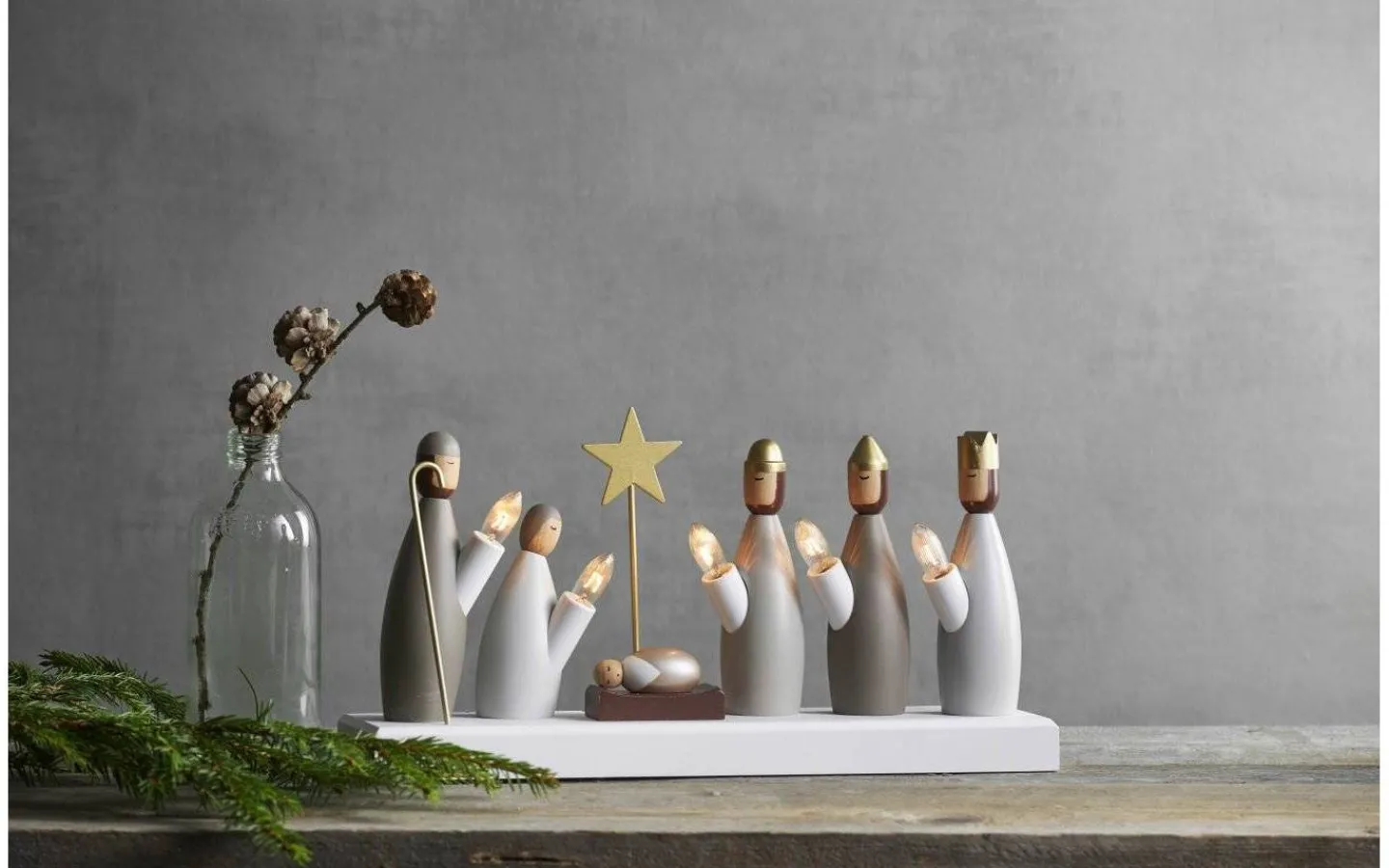 Star Trading Krubba Adventsljusstake 17cm* Visa Alla Adventsljusstakar|Adventsljusstakar 0-30 Cm