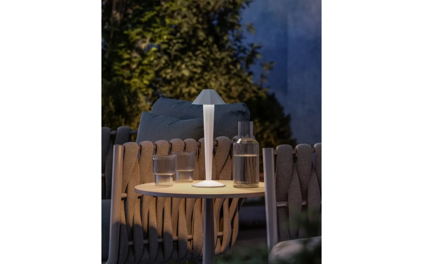 Allmänbelysning|Uppladdningsbara Lampor Utomhus<Ubiqua Lighting Krypton Batterilampa 34cm 2700/3000K Svart IP54