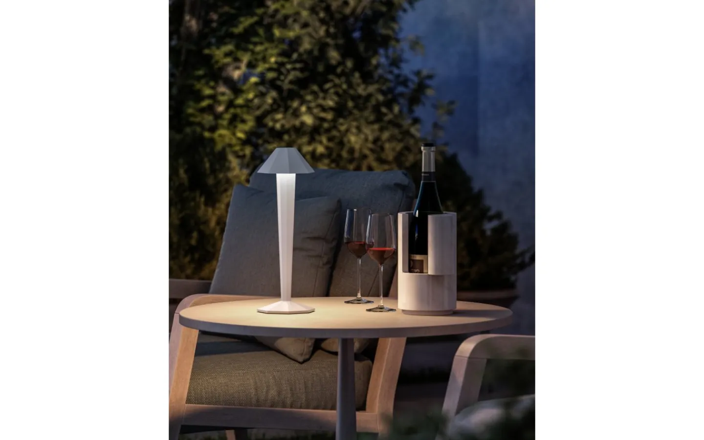 Allmänbelysning|Uppladdningsbara Lampor Utomhus<Ubiqua Lighting Krypton Batterilampa 34cm 2700/3000K Svart IP54