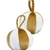 Julgranstillbehör<Svanefors Kula Juldekoration 10cm Guld 2-pack