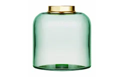 Kungsholmenoljehus 14''' - Jadegrönt glas / Mässing