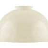 Karlskrona Lampfabrik Kupolskärm 60/170 - Benvitt överfångsglas* Reservglas Och Reservdelar