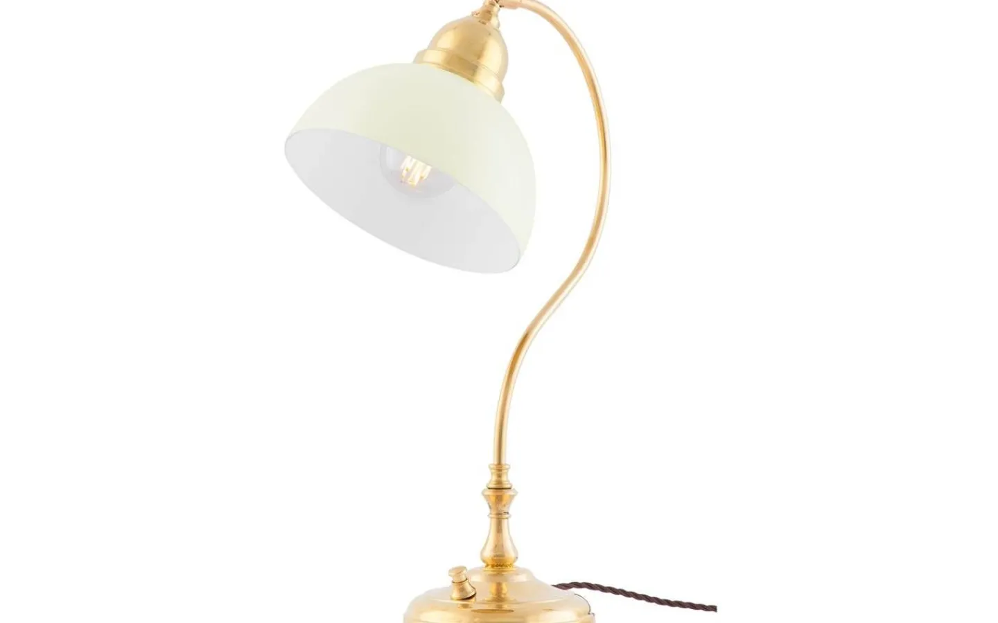 Karlskrona Lampfabrik Kupolskärm 60/170 - Benvitt överfångsglas* Reservglas Och Reservdelar