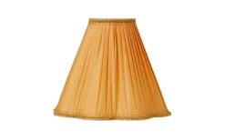 Plisserade Lampskärmar<ArmaturHantverk Kurtan Lampskärm Plisserad Ø25cm Guld