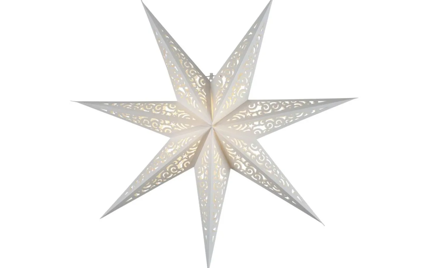 Visa Alla Julstjärnor|Julstjärnor Utan Sladd<Star Trading Lace Julstjärna 78cm Vit