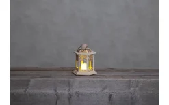 Lace ljuslykta 20cm Brun