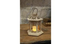 Lace ljuslykta 20cm Brun