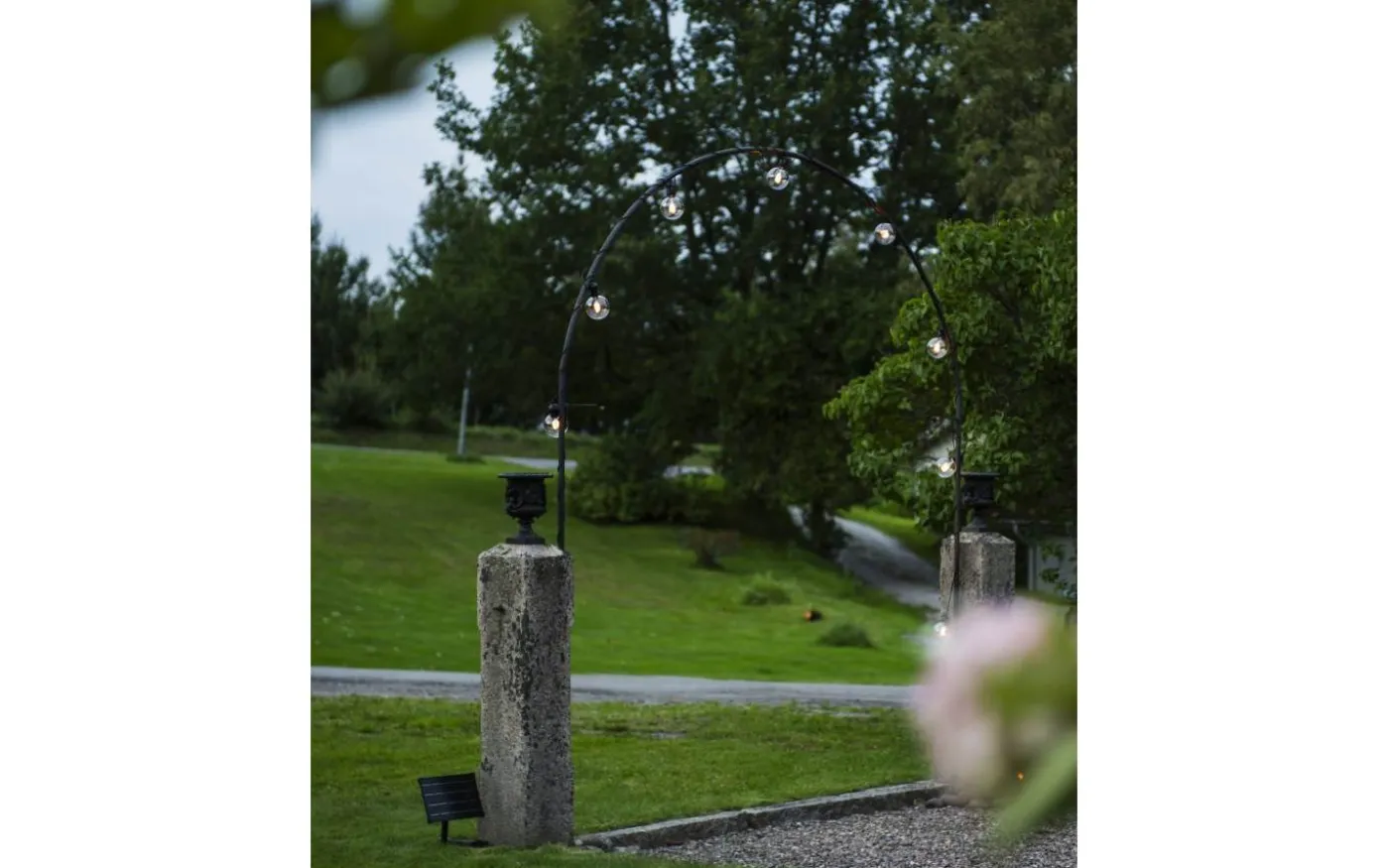 Laddbar Solpanel Large Sensor/timer/dimmer/Mulitfunkt 24-31V