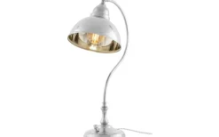 Lampfötter|Skrivbordslampor<Karlskrona Lampfabrik Lagerlöf - Förnicklad