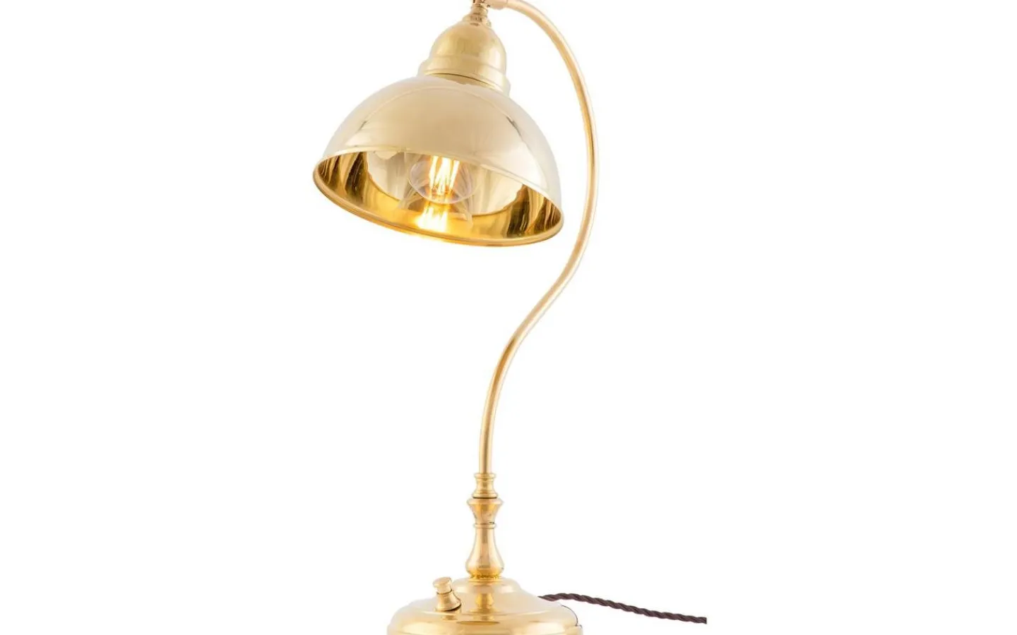 Karlskrona Lampfabrik Lagerlöf - Mässing* Lampfötter|Skrivbordslampor