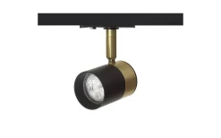Rendl Lala 1-Fas Spotlight Svart/Mässing GU10* Skensystem