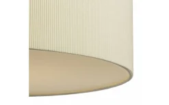 Hall & Trappa<Rendl Lalo Taklampa Krämvit/Matt nickel 40cm 3xE27