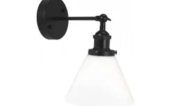 PR Home Lambda Vägglampa Svart/Opal* Badrum|Kök & Matplats