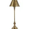 Lampfot Andrea 43cm med skärm Classic Antikmässing