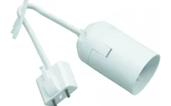 Lampupphäng E27 med DCL-stickpropp, 20 cm