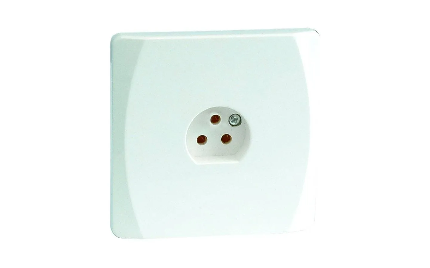 Strömställare/Vägguttag<Malmbergs Lamputtag, Nova, 1-Vägs, 3-Pol (kron)