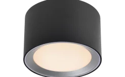 Badrumslampor Tak|Takspot Med 1 Lampa<Nordlux Landon Takspotlight LED 3-Steg DIM 8cm Svart IP44