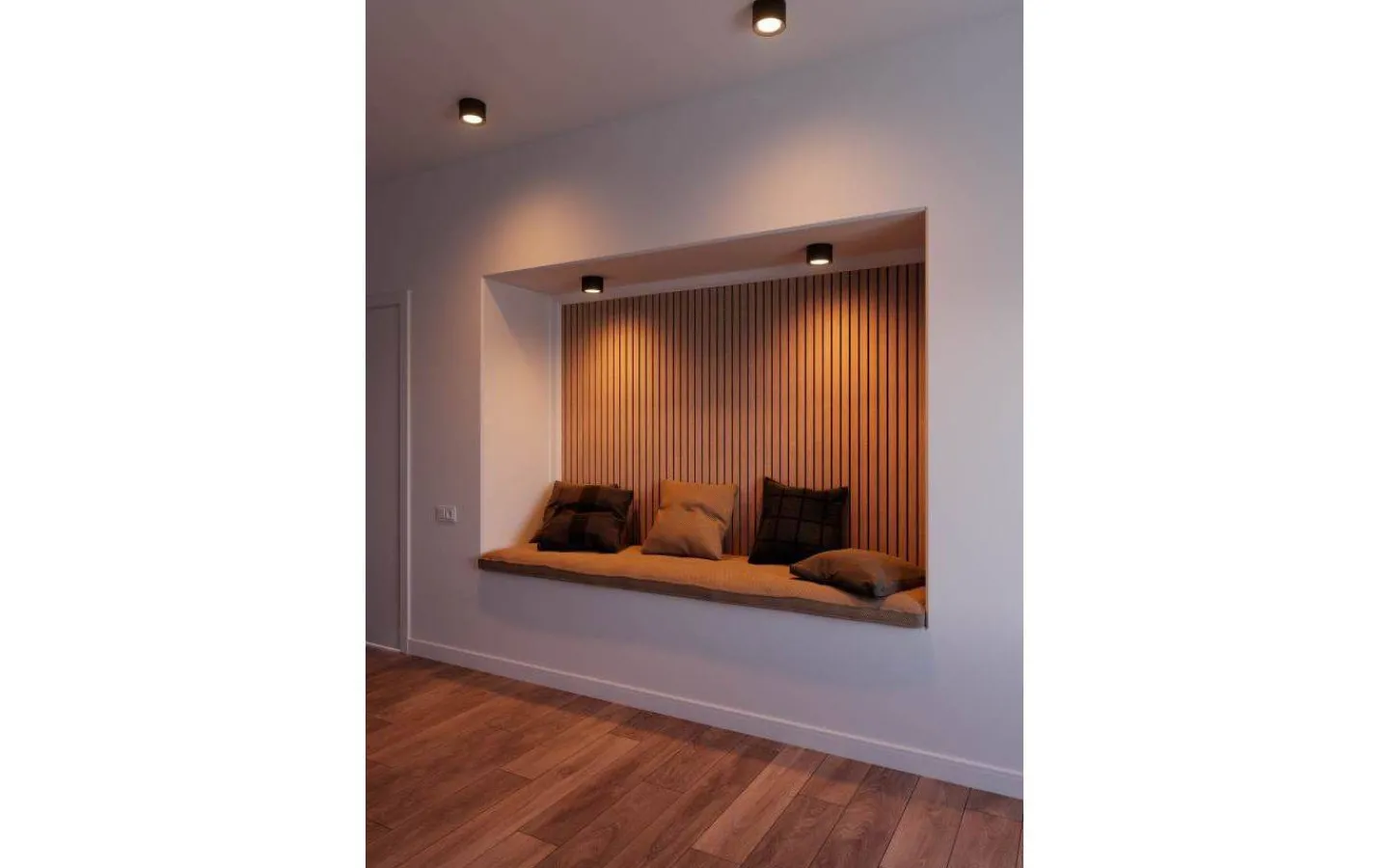 Nordlux Landon Takspotlight Smart Light 8cm 8W 700lm 2700-6500K Svart IP44* Nordlux Smart Light|Badrumslampor Tak