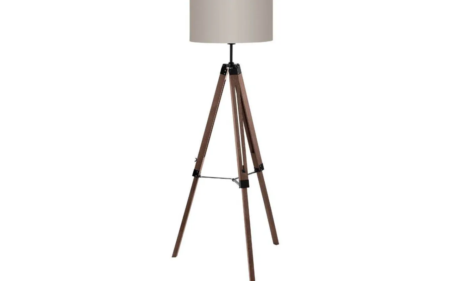 Eglo Lantada Golvlampa 143cm Svart/Taupe* Golvlampor