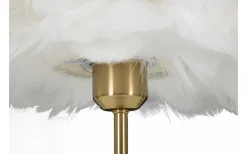 Bordslampor<Mauro Ferretti Largo Bordslampa Kullfjäder 50cm Vit/Guld