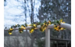 Star Trading Larix Batteridriven Girlang LED 140cm Grön IP44* Girlanger