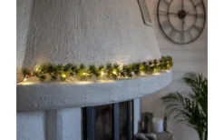 Star Trading Larix Batteridriven Girlang LED 140cm Grön IP44* Girlanger