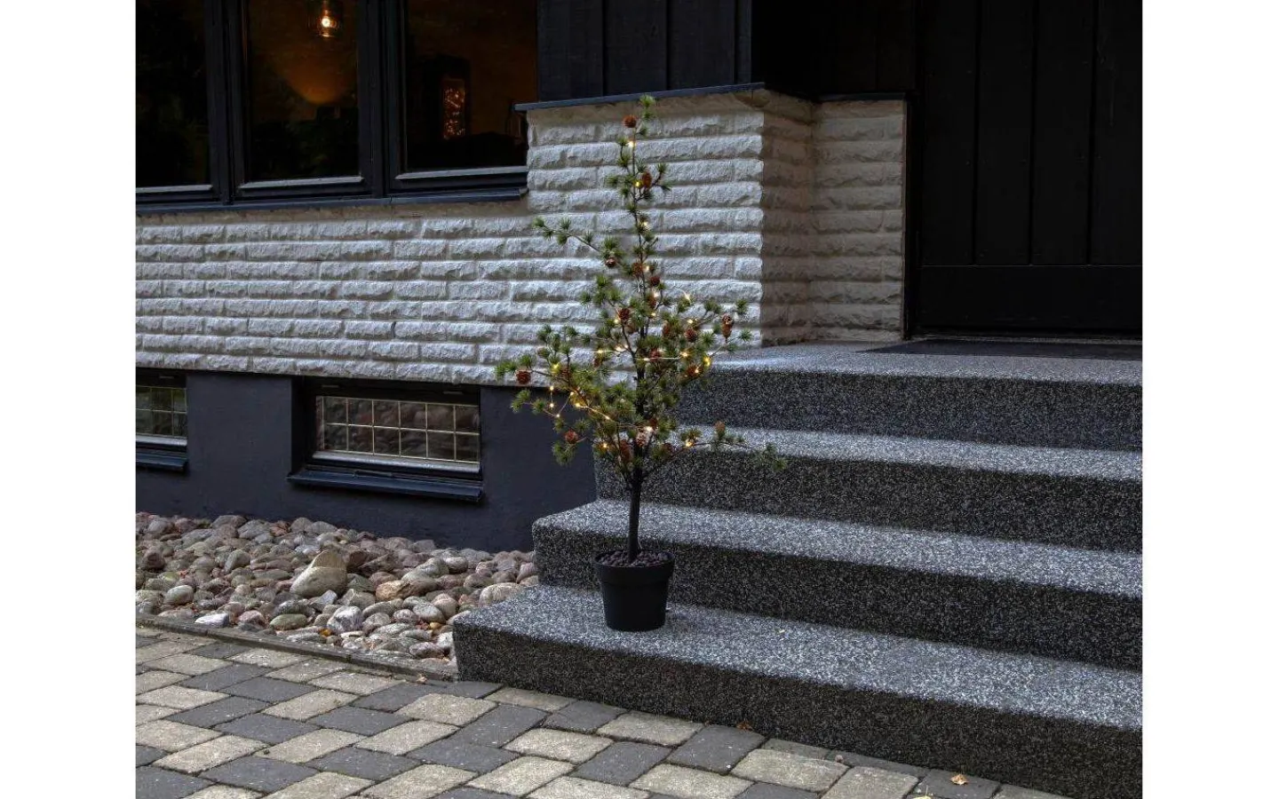 Julpynt Utomhus<Star Trading Larix Dekorationsträd 117cm Grön IP44