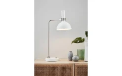 Sovrum|Skrivbordslampor<Markslojd Larry Bordslampa 65cm Vit/Stål