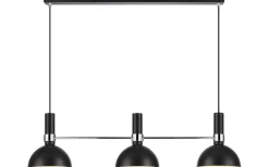 Kök & Matplats|Avlånga Taklampor<Markslojd Larry Taklampa 3L Svart/Krom