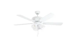 Takfläktar<Eglo Las Palmas Takfläkt 132cm Vit Med Belysning