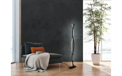 Eglo Lasana 3 Golvlampa 142cm LED 3000K 32W Svart* Golvlampor