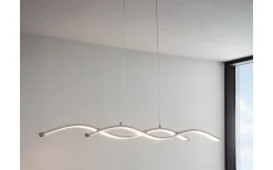 Avlånga Taklampor<Eglo Lasana 2 Taklampa 120cm LED 3000K 2x14W Krom