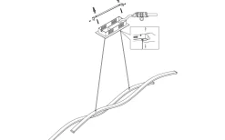 Avlånga Taklampor<Eglo Lasana 2 Taklampa 120cm LED 3000K 2x14W Krom