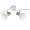 Avlånga Takspotlights|Takspot Med Minst 4 Lampor<Reality Latika Spotlight 4-delad E14 matt vit/trä