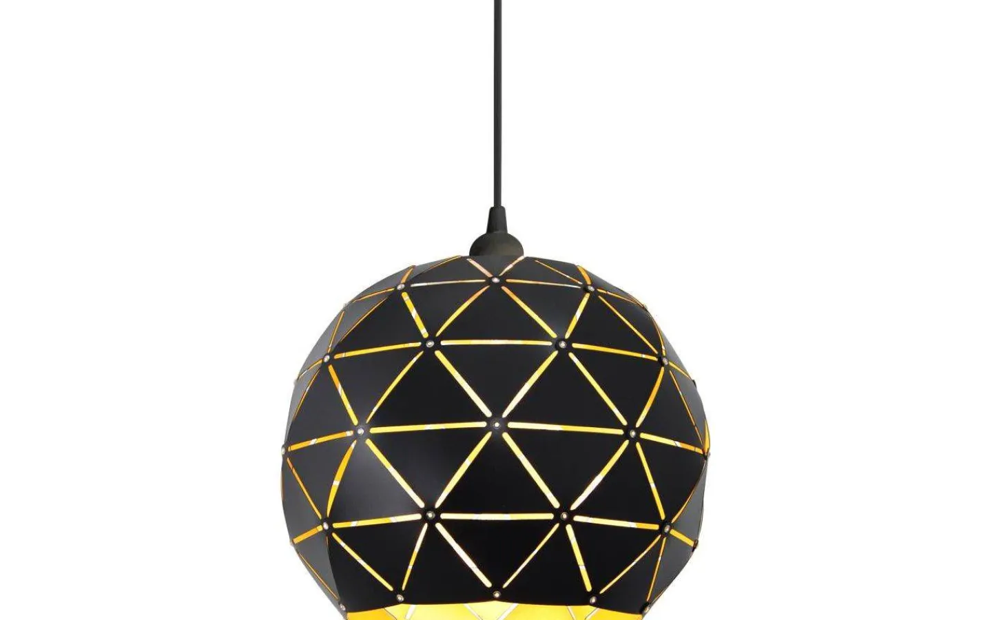 Kök & Matplats<Aneta Lattice Taklampa 30cm Svart/Guld