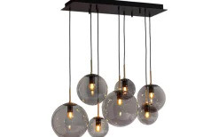 By Rydens Laura Taklampa 86cm Svart/Rökgrå* Avlånga Taklampor