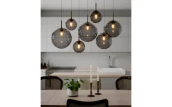 By Rydens Laura Taklampa 86cm Svart/Rökgrå* Avlånga Taklampor