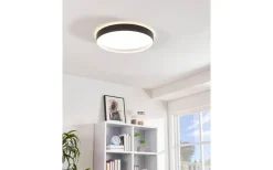 Laurito Plafond 49cm LED 3000-6500K 24W med Fjärrkontroll Svart