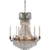 Kristallkronor<Markslojd Läckö Kristallkrona Antik 54cm 7xE14