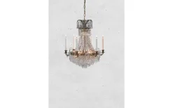 Kristallkronor<Markslojd Läckö Kristallkrona Antik 54cm 7xE14