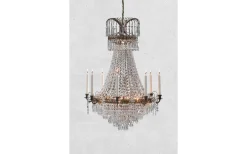 Markslojd Läckö Kristallkrona Antik 66cm 9xE14* Kristallkronor