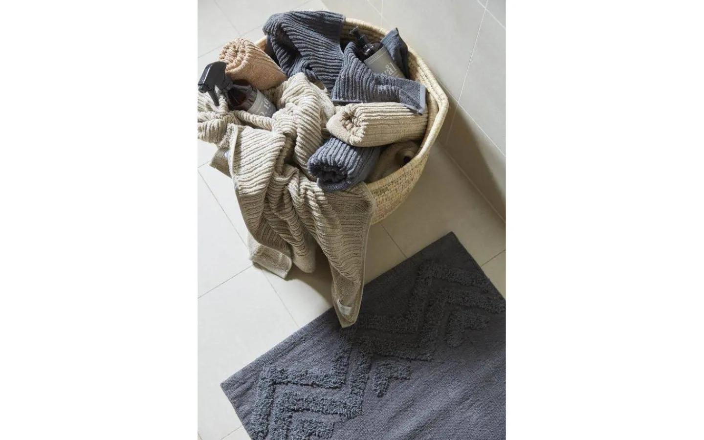 Svanefors Lea Handduk Grå 50x70cm* Handdukar