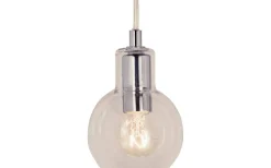 Kök & Matplats|Fönsterlampor<Aneta Leah Fönsterlampa 10cm Klarglas/Krom