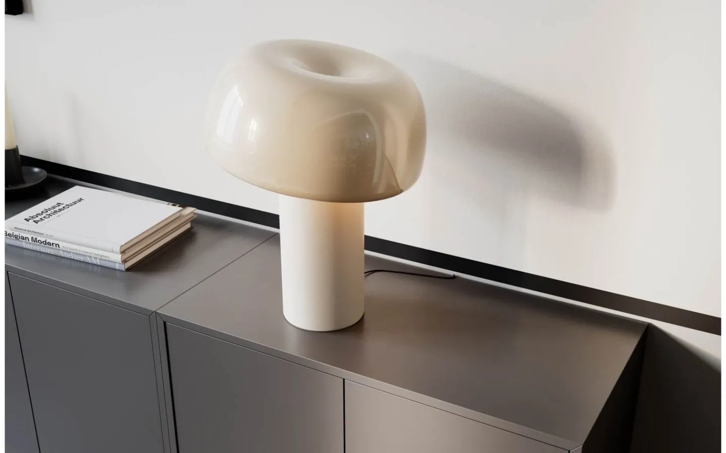 By Rydens Lean On Me Bordslampa 41cm Beige* Bordslampor