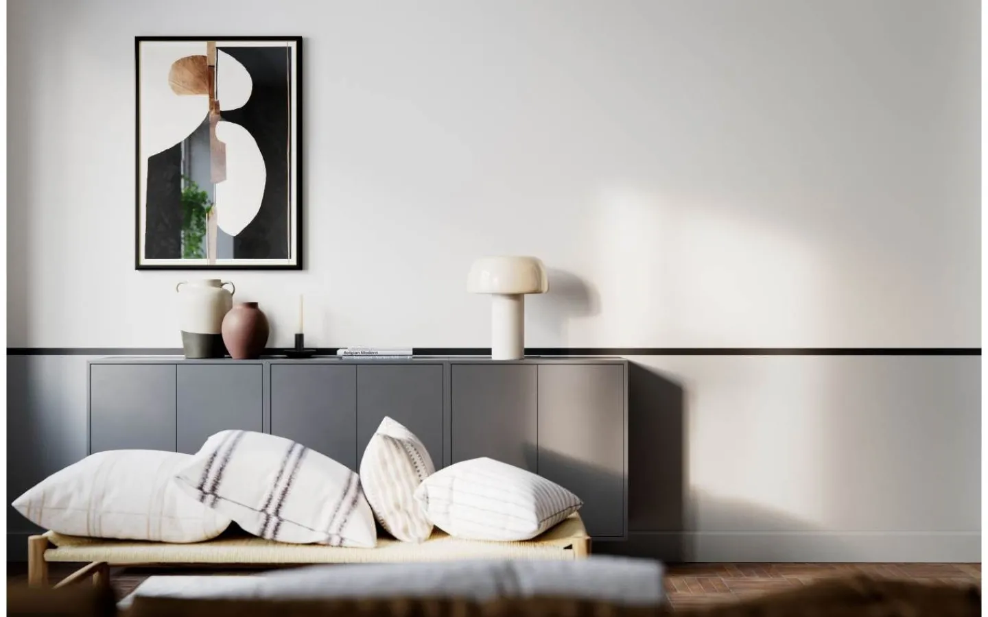 By Rydens Lean On Me Bordslampa 41cm Beige* Bordslampor