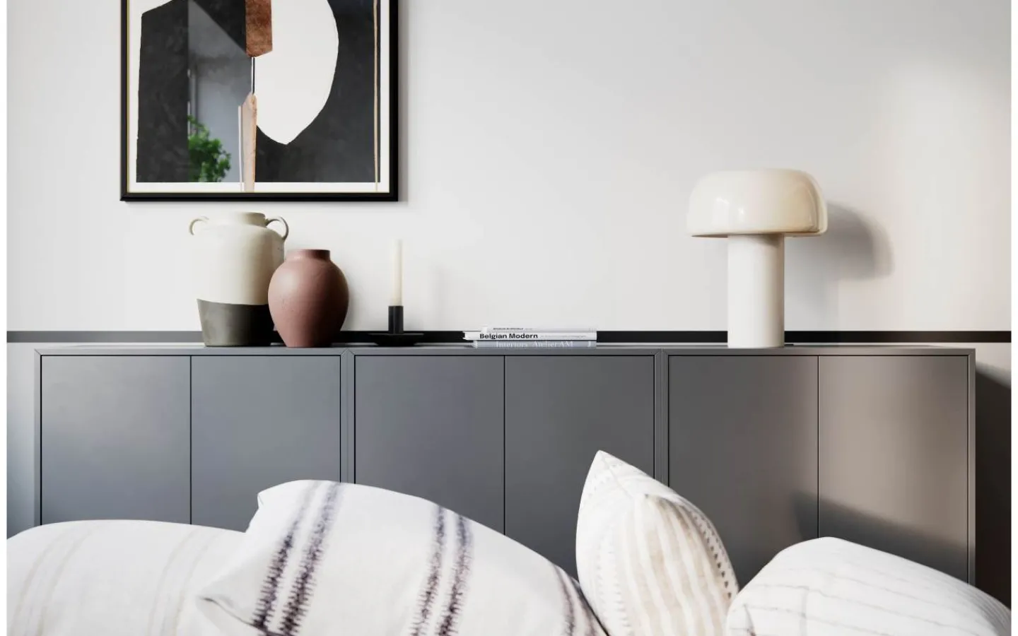 By Rydens Lean On Me Bordslampa 41cm Beige* Bordslampor