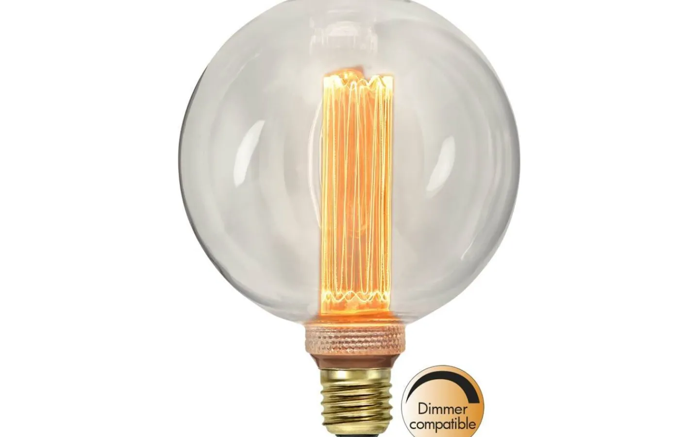 Star Trading LED E27 Glob 125mm Classic 1800K 90lm 2,5W(9W)* Dekorativa Ljuskällor E27